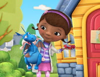 Docteur La Peluche : Sire Kirby et la princesse courageuse. - Sam, le serpent et son jet d'eau